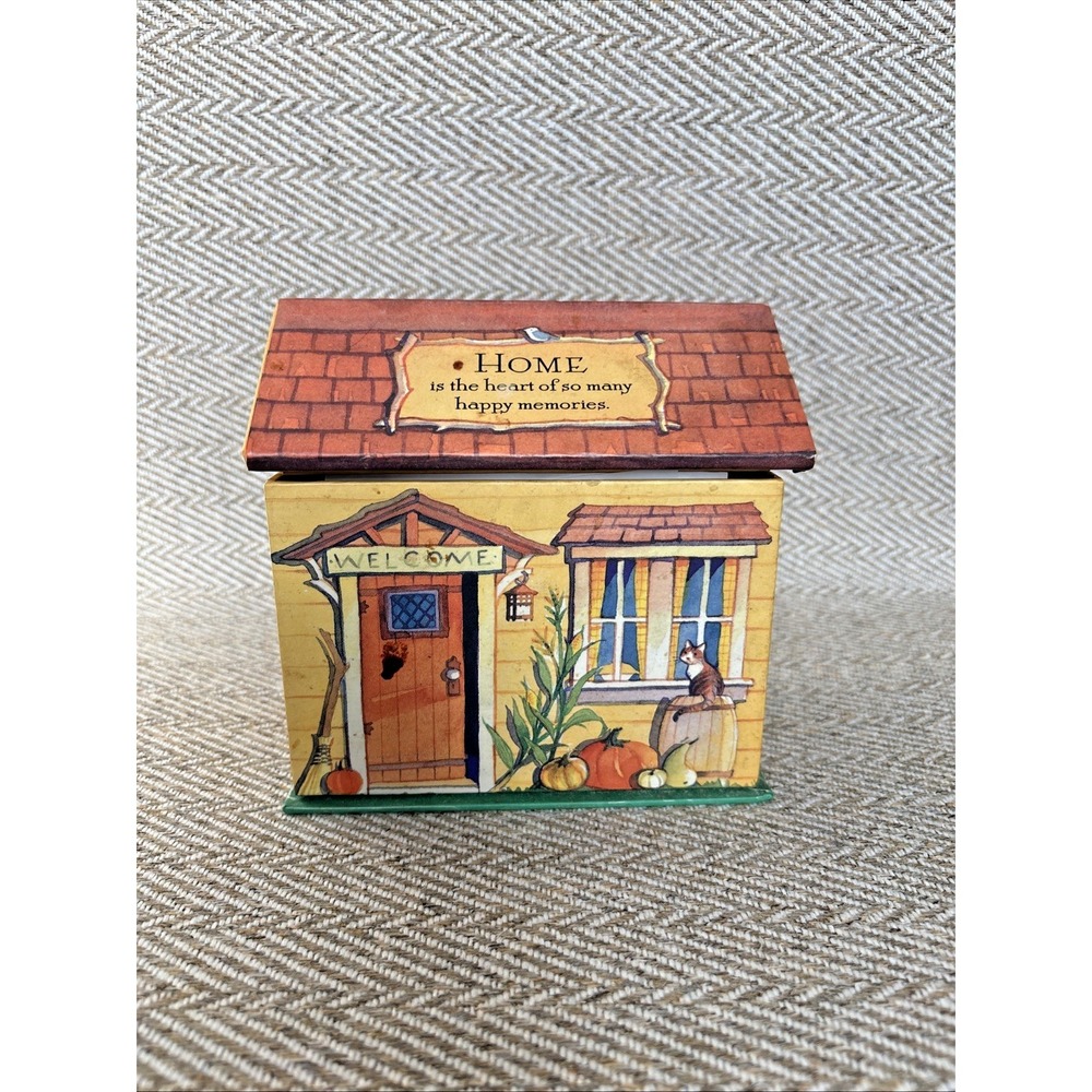 Vintage Recipe Box Hallmark House Filled With Vintage Recipes & Dividers